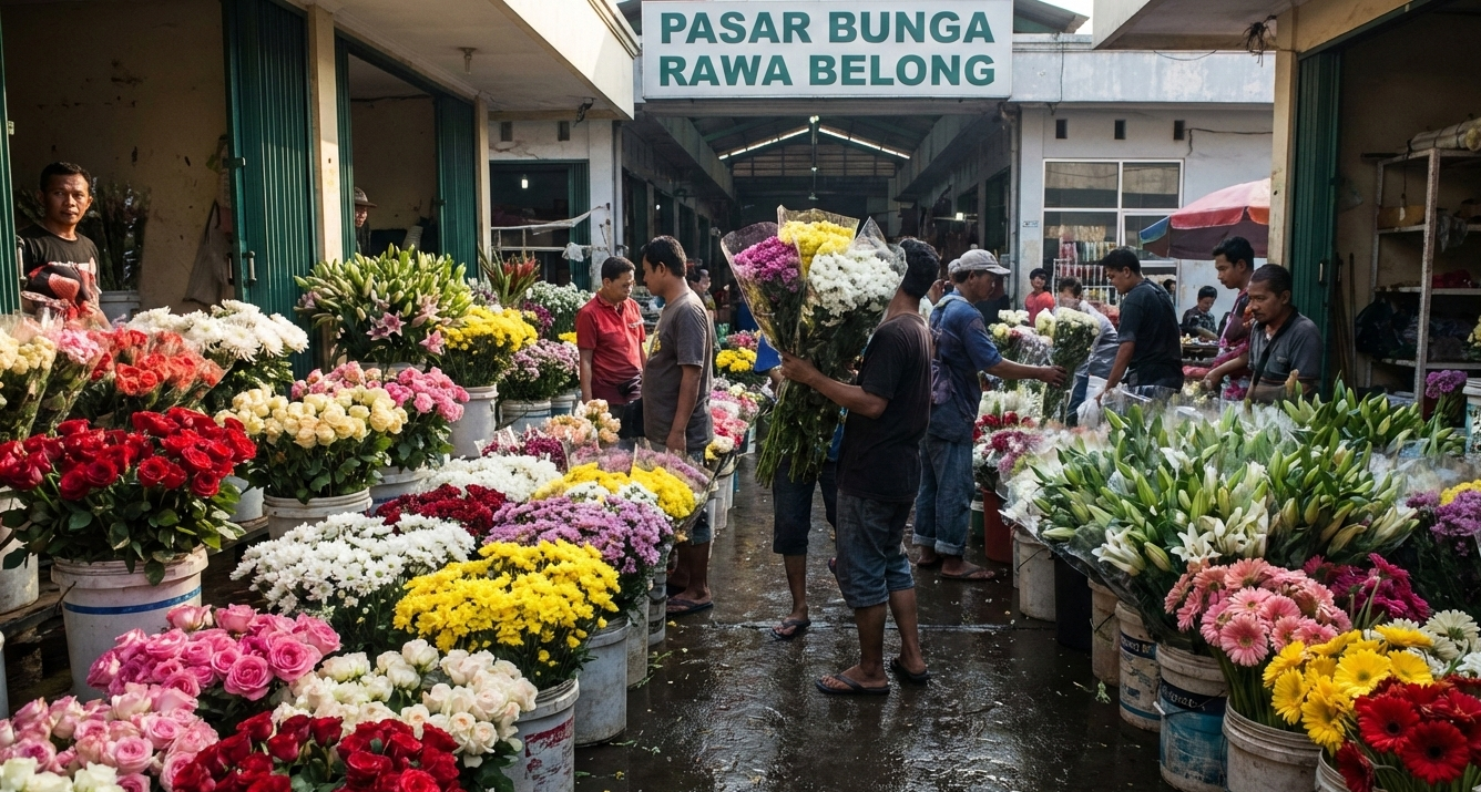 TOKO BUNGA 24 JAM RAWA BELONG