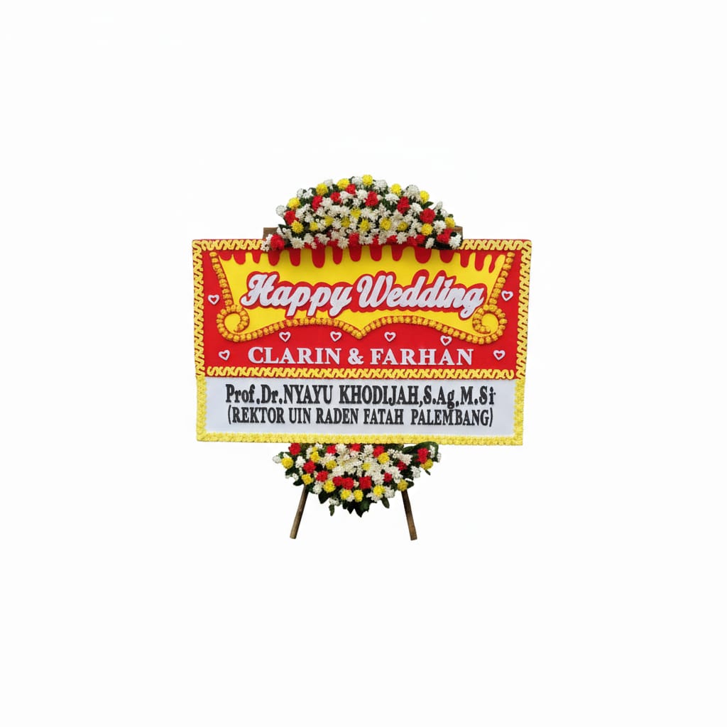 Bunga Papan Wedding 20