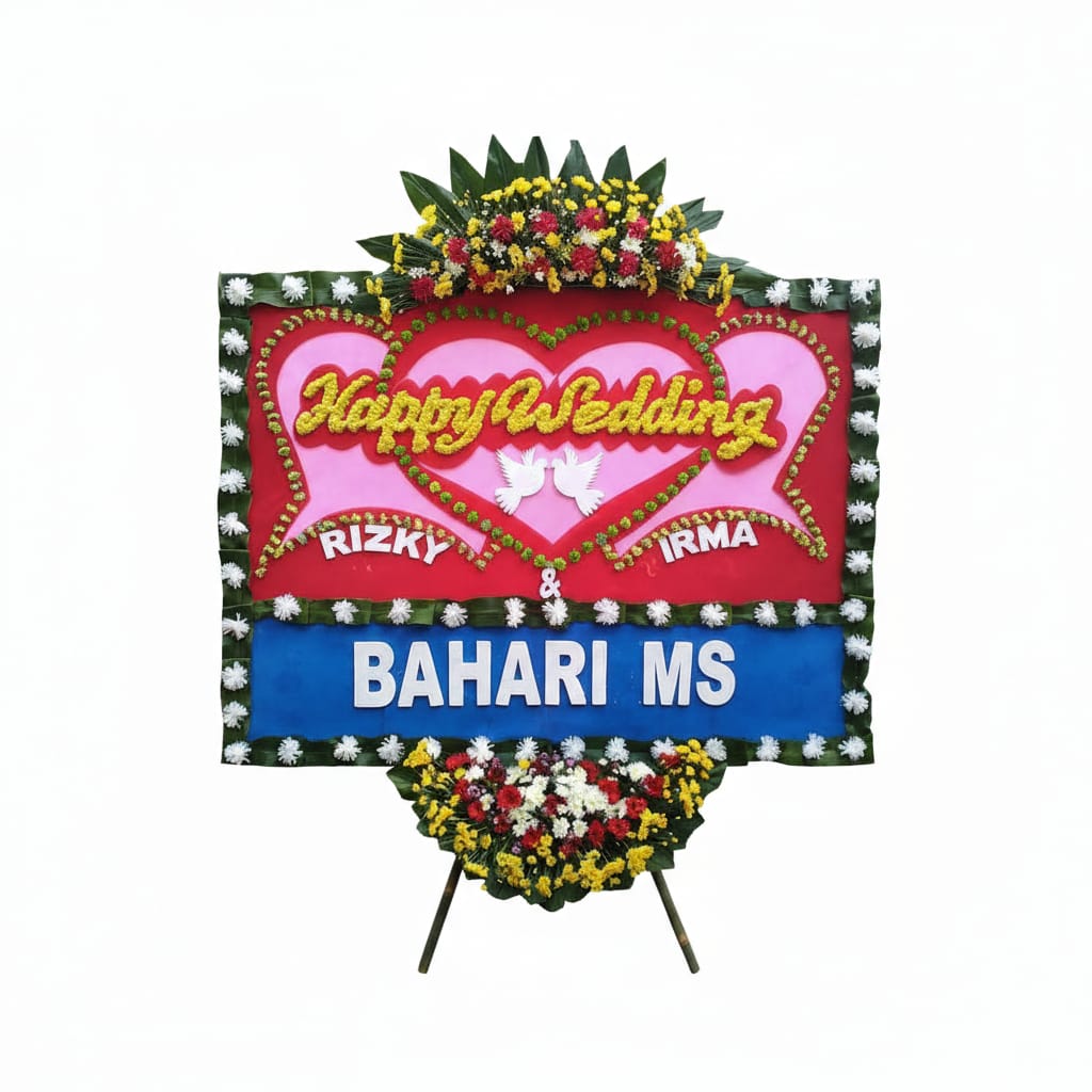 Bunga Papan Wedding 22