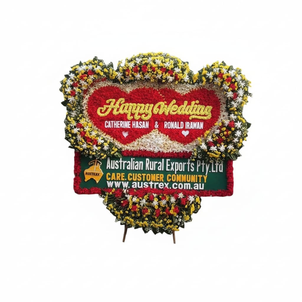 Bunga Papan Wedding 16