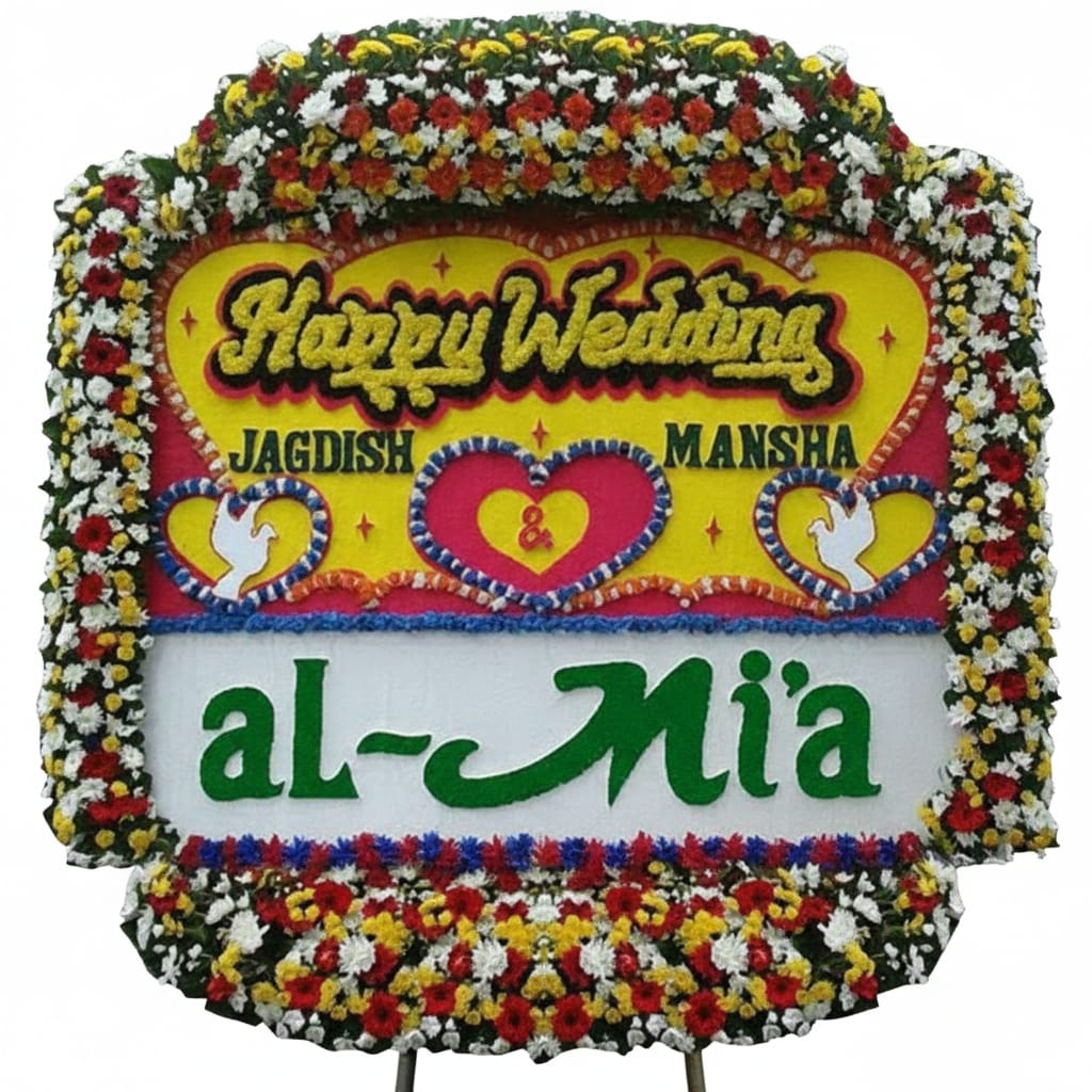 Bunga Papan Wedding 18