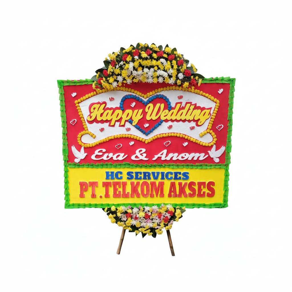 Bunga Papan Wedding 12