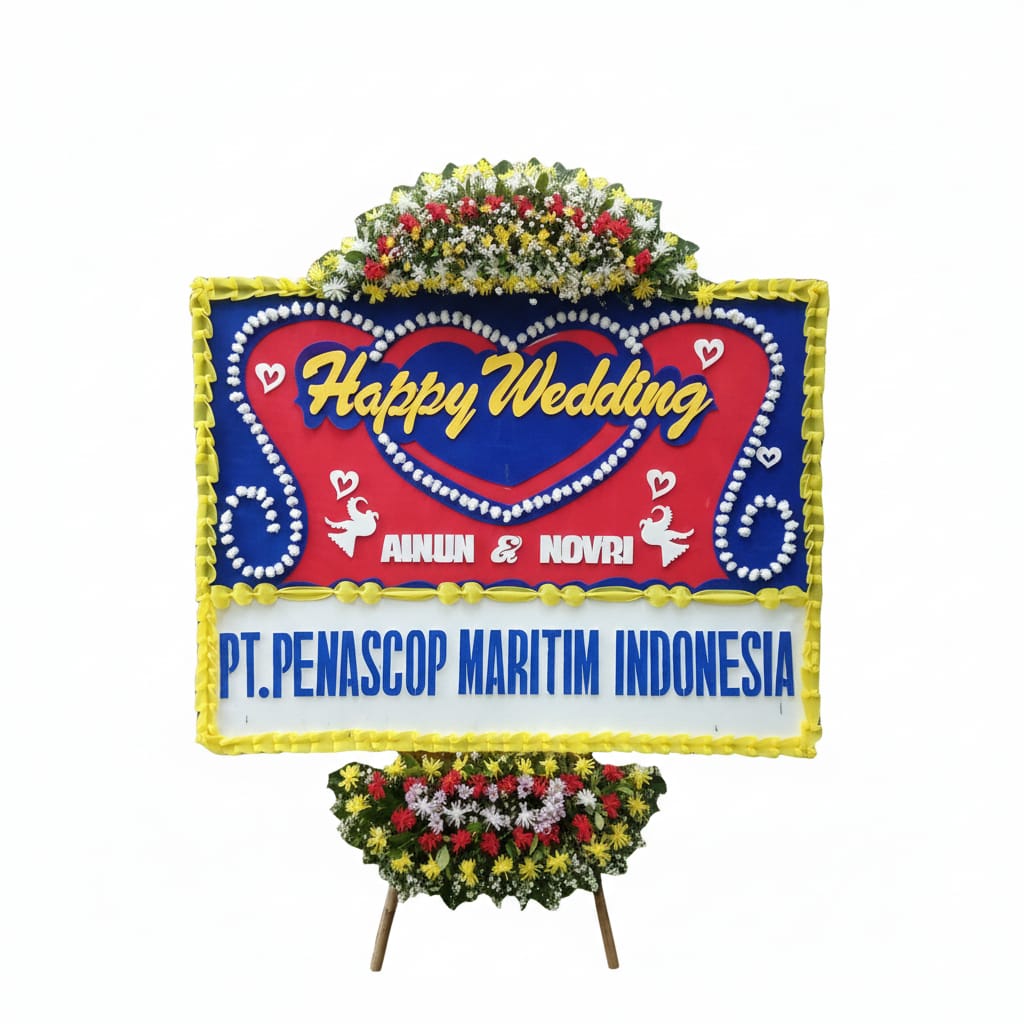 Bunga Papan Wedding 09