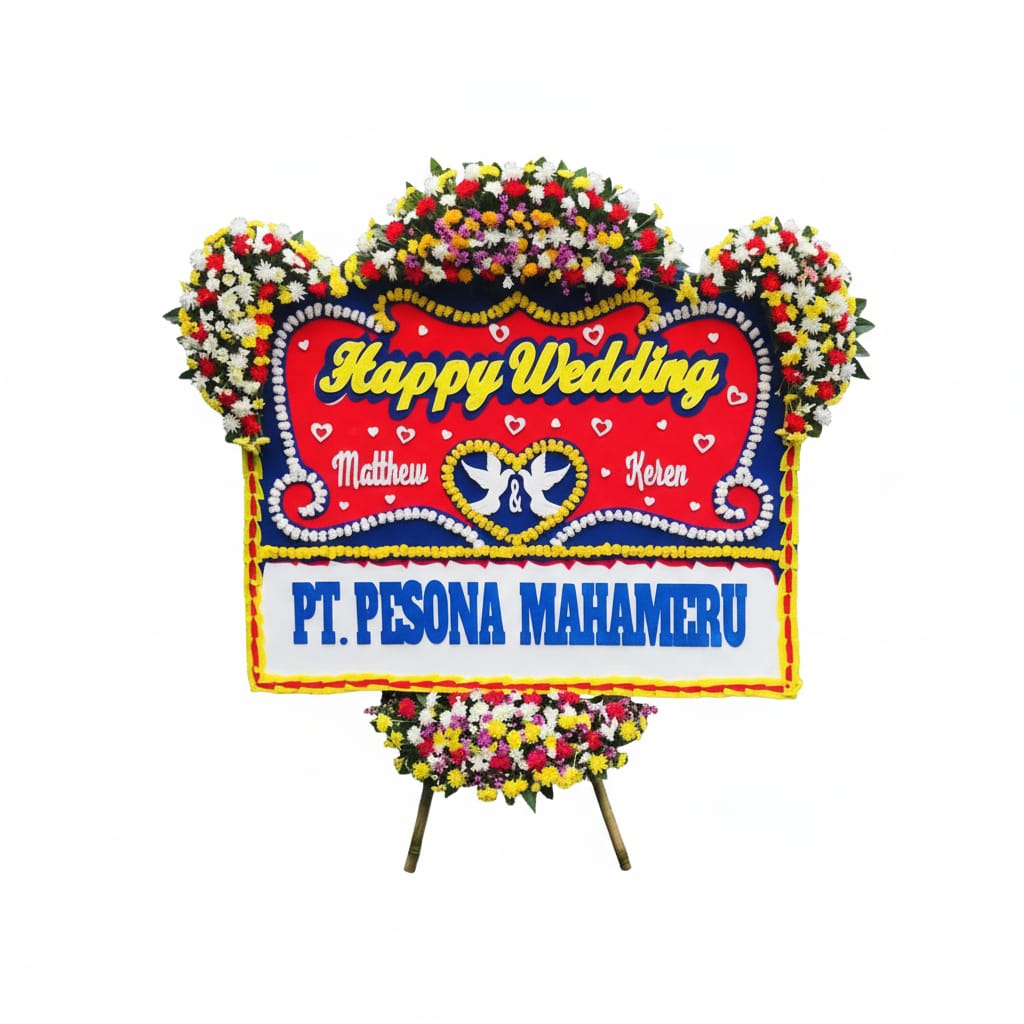 Bunga Papan Wedding 02